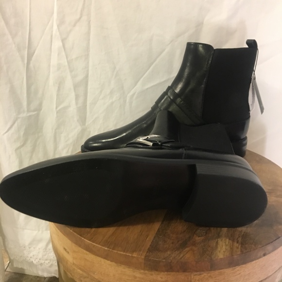 Zara Ankle Moto Boot Buckles 10 NWT - Picture 5 of 5